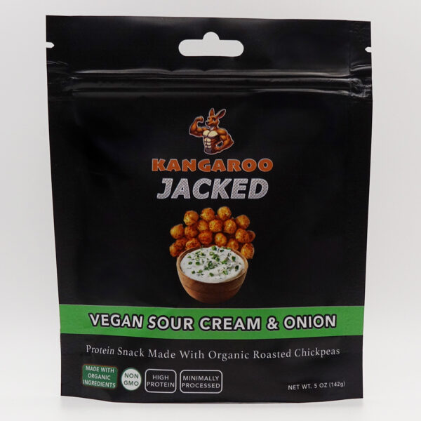 Roasted Chickpeas - Vegan Sour Cream & Onion